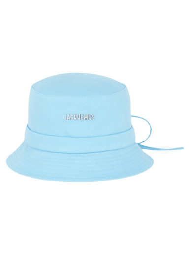 Kalapok Jacquemus Le Bob Gadjo Bow Knotted Bucket Türkizkék | 223AC001-5012-330