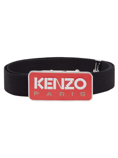 Övek KENZO Webbing Logo Belt Black Fekete | FD65CE025F03-99