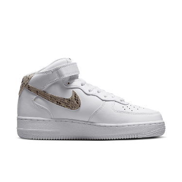 Sneakerek és cipők Nike Air Force 1 '07 Mid White Snake Swoosh W Fehér | DD9625-101, 1