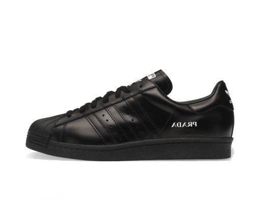 Sneakerek és cipők adidas Originals Superstar Prada Black Fekete | FW6679/2EG321 3L97 F0557