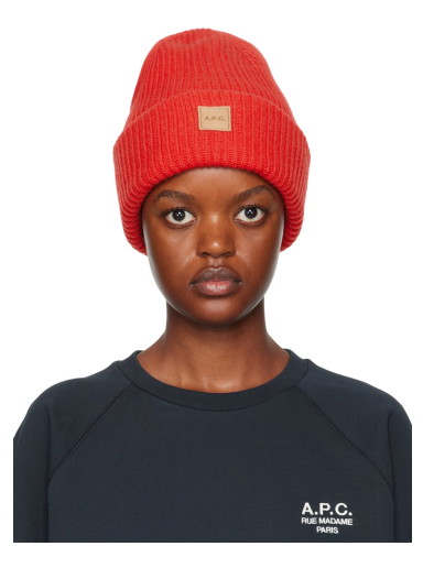 Beanie sapkák A.P.C. Michele Beanie 
Piros | WVBBR-M25075