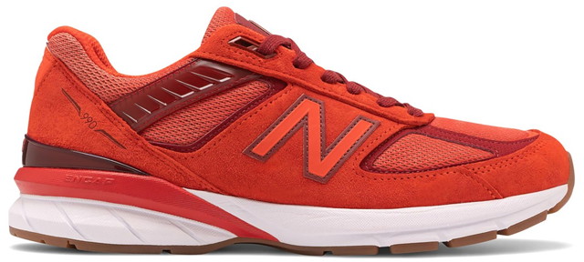 Sneakerek és cipők New Balance 990v5 Molten Lava 
Piros | M990MS5