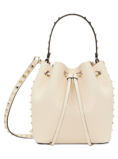 Garavani Rockstud Bucket Bag "Off-White"