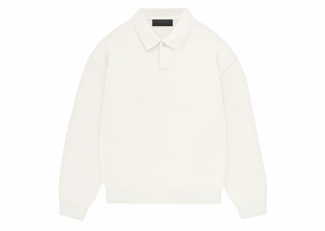 Pólóingek Fear of God Knit Polo Cloud Dancer Fehér | 192BT232181F