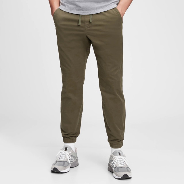 Nadrág GAP Jogger Pants Black Moss Zöld | 496157-01