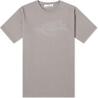 Póló Stone Island Camo One Badge Print T-Shirt Szürke | 80152RCE8-V0092, 1