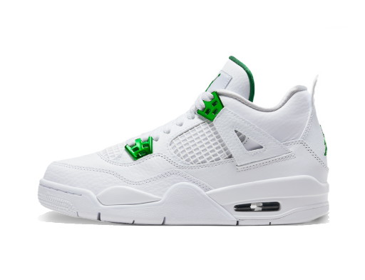 Sneakerek és cipők Jordan Air 4 Retro Green Metallic GS Fehér | 408452-113