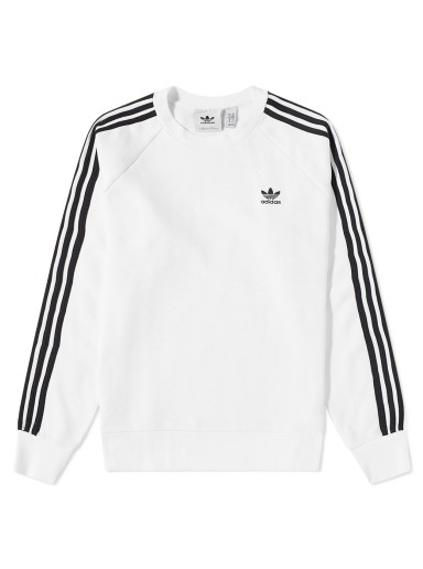 Sweatshirt adidas Originals 3 Stripe Crew Sweat Fehér | IA4862