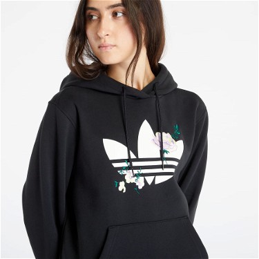 Sweatshirt adidas Originals Flower Embroidery Hoodie Fekete | ii3179, 3