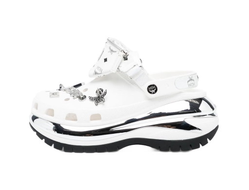 Sneakerek és cipők Crocs MCM x Mega Crush Clog "Belt Bag Bracelet White" Fehér | 209357-100