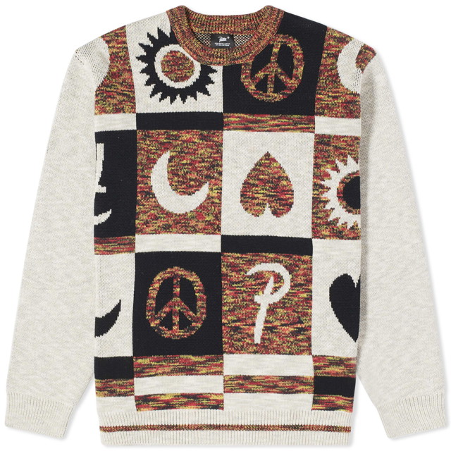 Jacquard Crayon Knit