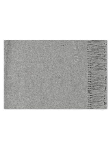 Sálak és kendők A.P.C. Ambroise Embroidered Scarf Szürke | WOAFE-M15171-PLA