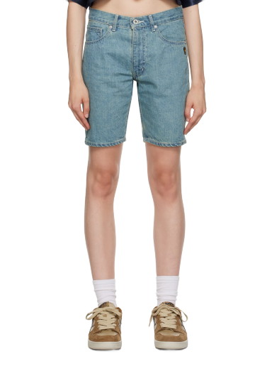 Rövidnadrág BAPE Milo Denim Shorts Kék | 002DSJ302001L