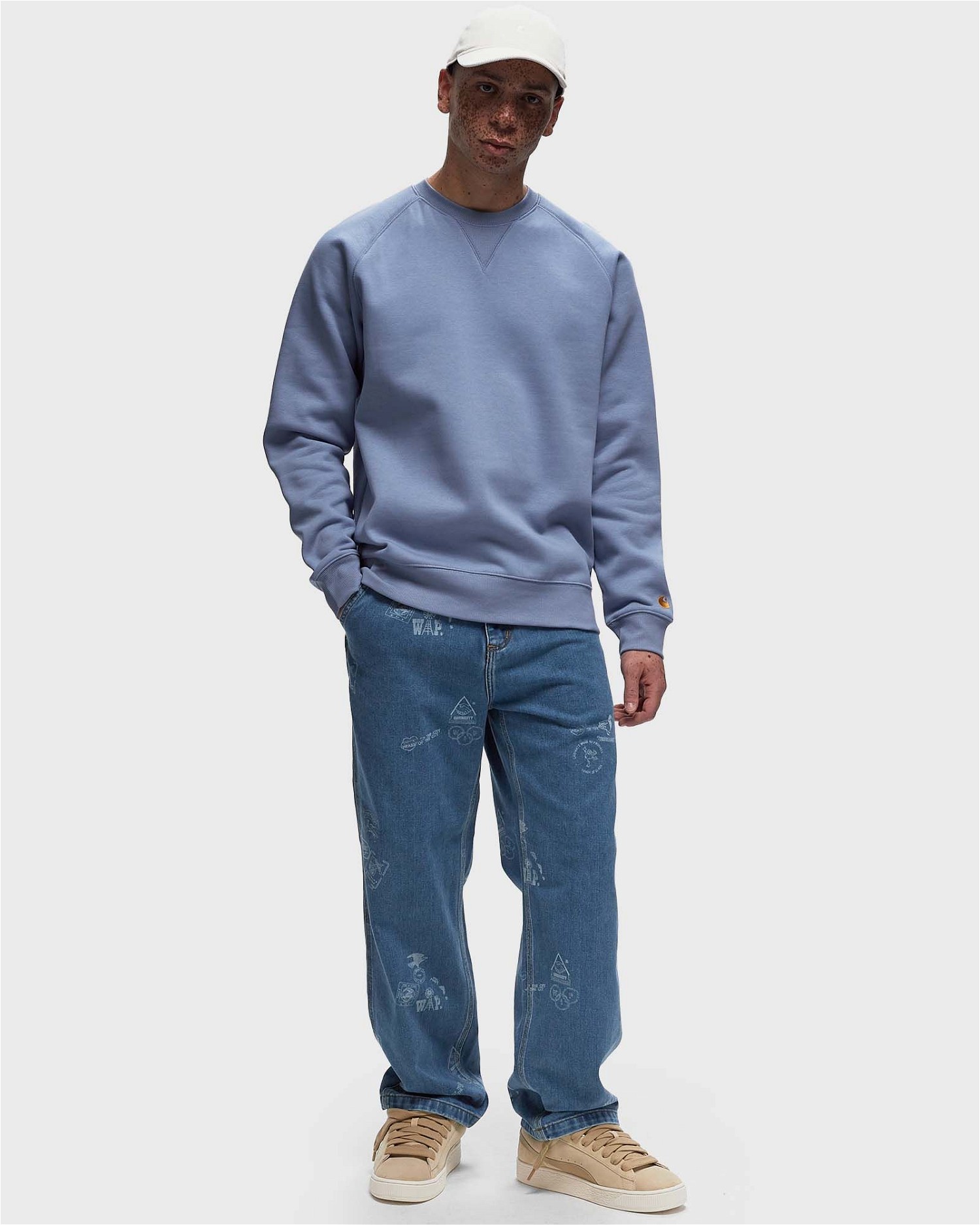 Sweatshirt Carhartt WIP Chase Sweat Kék | I033660-29X.XX, 1