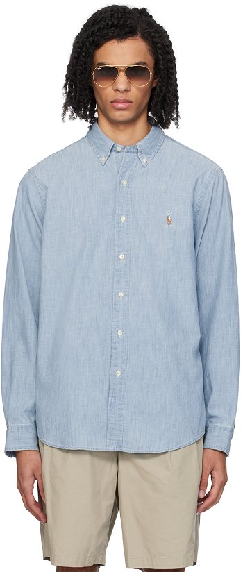 Polo by Ralph Lauren Indigo Classic Fit Denim Shirt 710787366002