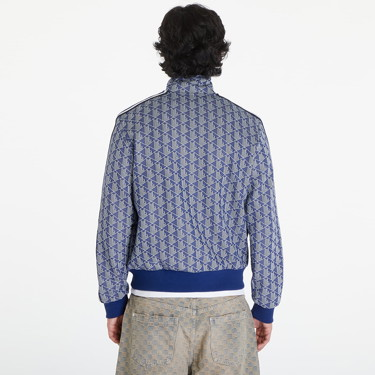 Sweatshirt Lacoste Paris Jacquard Monogram Zipped Sweatshirt Sötétkék | SH1368-00-QIE, 3