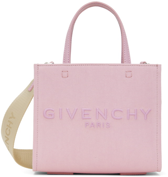 Vászontáskák Givenchy Mini G-Tote Shopping Bag Rózsaszín | BB50N0B1ZS656