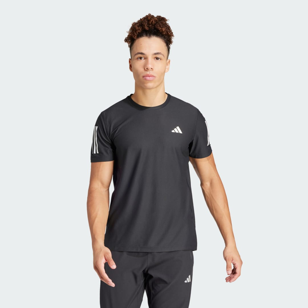 Póló adidas Performance Own the Run T-Shirt Szürke | IN1500, 1