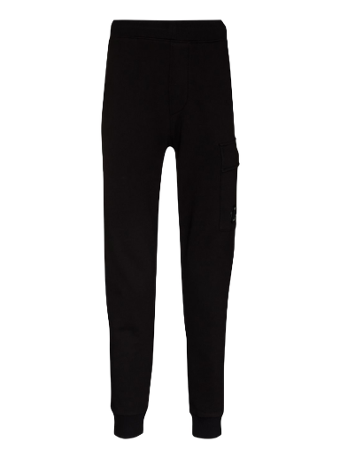 Sweatpants C.P. Company Diagonal Raised Fleece Sweatpants Fekete | 12CMSP017A005086W999