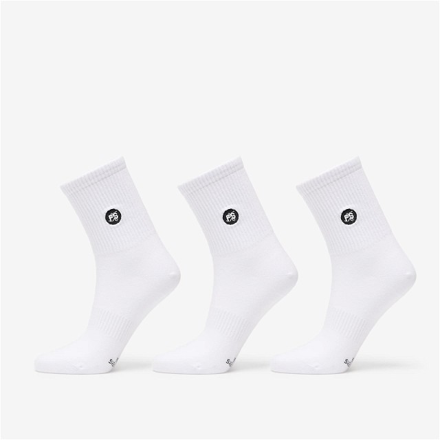 Short Socks 3-Pack White