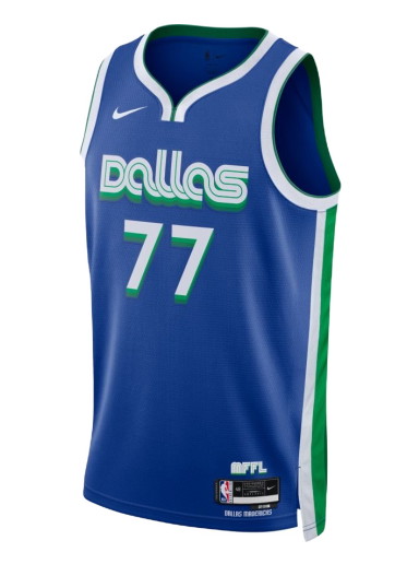 Sportmezek Nike Dri-FIT NBA Luka Doncic Dallas Mavericks City Edition 2022 Swingman Jersey Kék | DO9590-497