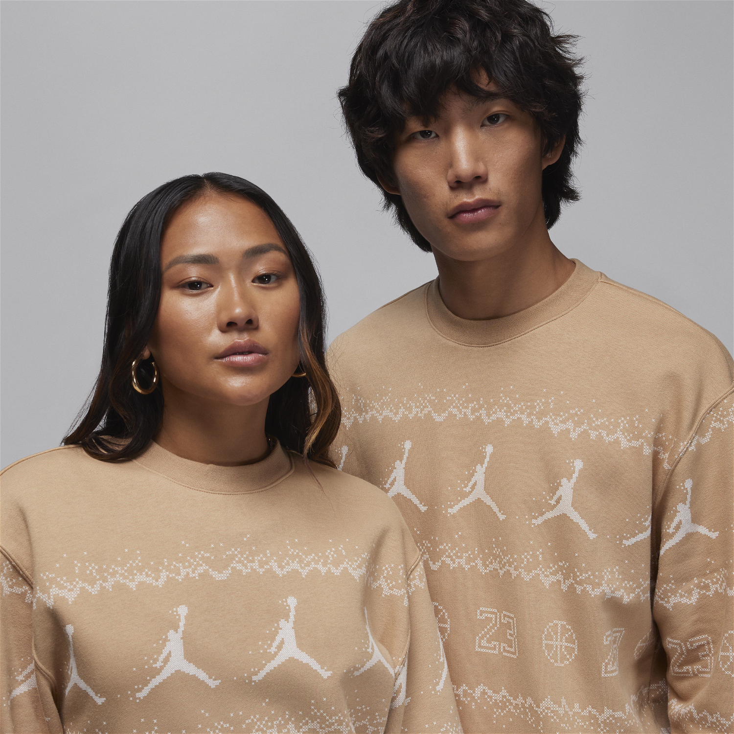 Sweatshirt Jordan Essentials Holiday Fleece Crew undefined | FD7463-200, 1
