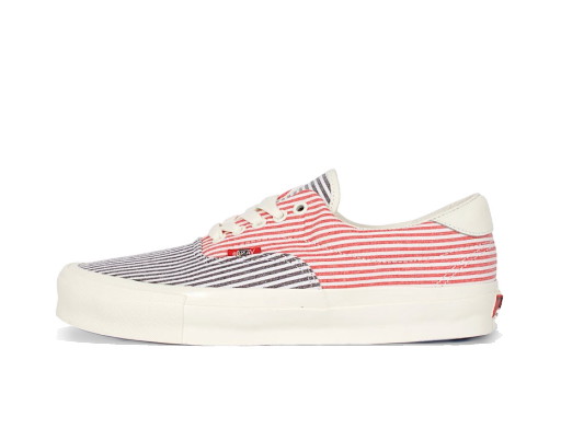 Sneakerek és cipők Vans Vault OG Style 45 LX Maritime Nautical Stripes Black Goji Berry Rózsaszín | VN0A4UVGAR7