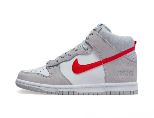 Sneakerek és cipők Nike Dunk High Athletic Club Grey Red Szürke | DH9750-001