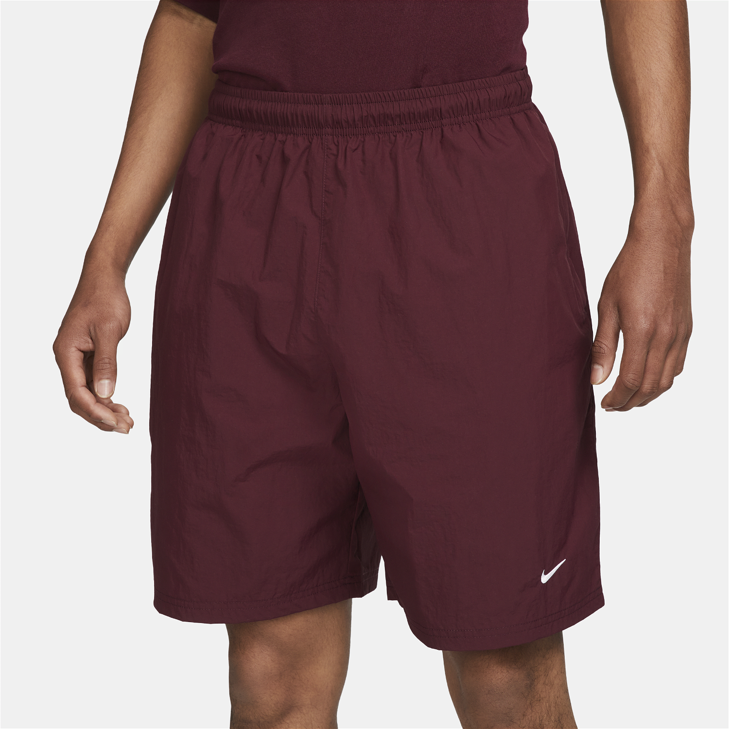 Rövidnadrág Nike Solo Swoosh Woven Shorts Burgundia | DX0749-681, 1