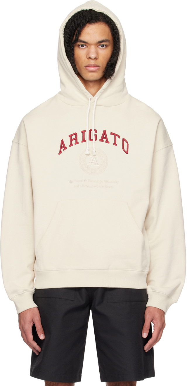 Sweatshirt AXEL ARIGATO University Hoodie Bézs | A2312002