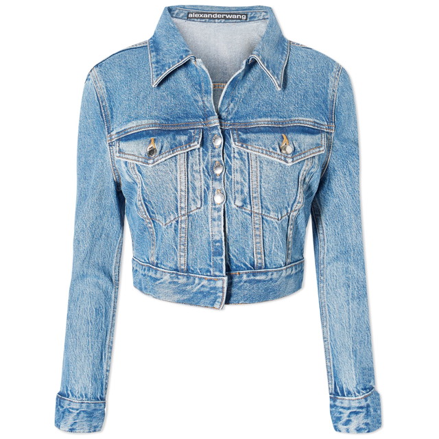 Shrunken Cardi Trucker Denim Jacket