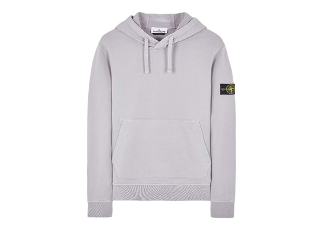 Sweatshirt Stone Island Hooded Sweatshirt Dust Szürke | 801564151 - V0064