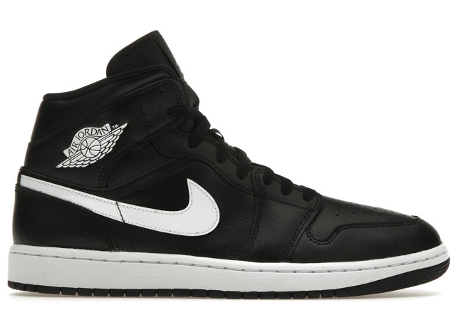 Sneakerek és cipők Jordan Jordan 1 Mid Black White Fekete | DV0991-001