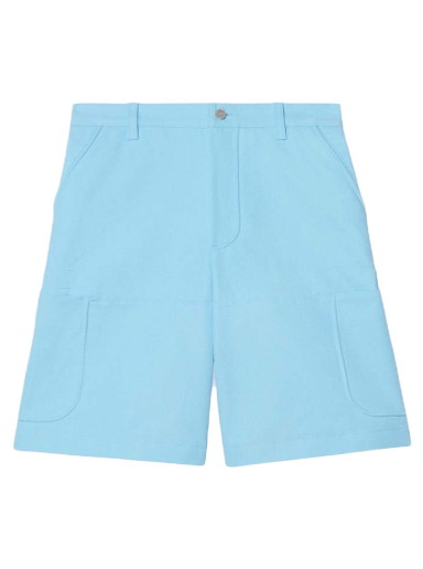 Rövidnadrág Jacquemus Le Giardino Workwear Bermuda Shorts Light Blue Türkizkék | 225PA010-1047 320