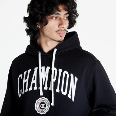 Sweatshirt Champion Hooded Sweatshirt Black Fekete | 219830 CHA KK001, 3