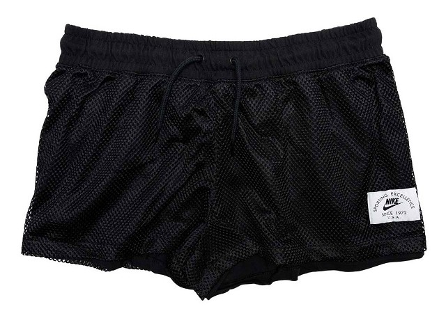 Rövidnadrág Nike Sportswear Heritage Shorts Black Fekete | CZ9435-010