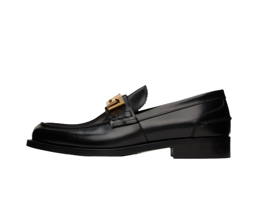 Sneakerek és cipők Versace 'La Greca' Loafers "Black" Fekete | 1003981 1A02335