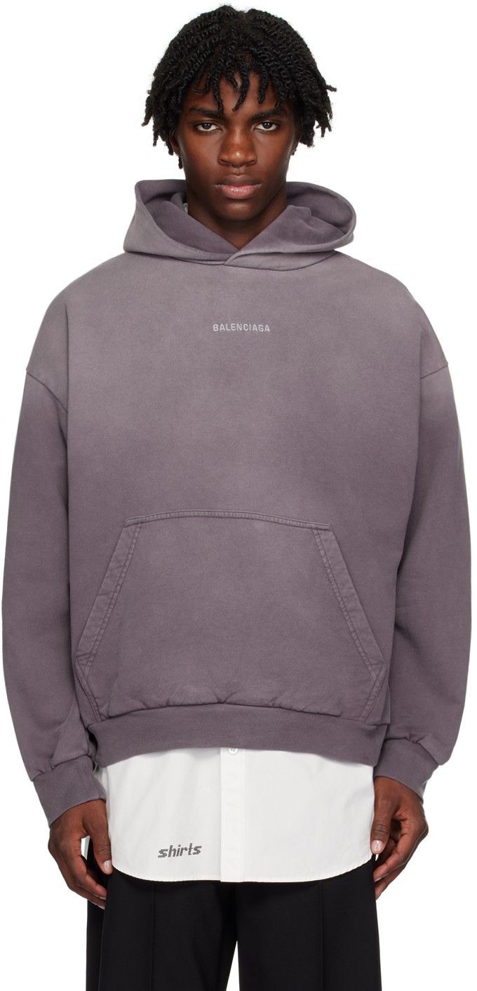 Sweatshirt Balenciaga Embroidered Hoodie Orgona | 767877-TPVK2-5500, 0