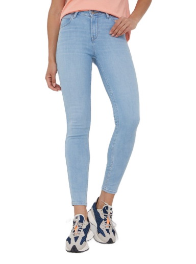 Farmer Lee Scarlett High Joanna Light Jeans Kék | L626OPLE