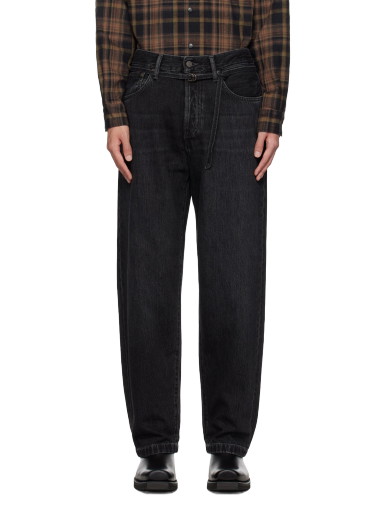 Farmer Acne Studios Loose Fit Jeans Fekete | C00033-