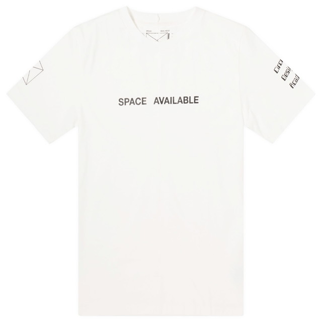 Póló Space Available SA Logo Fehér | SA04-LG001-WHT