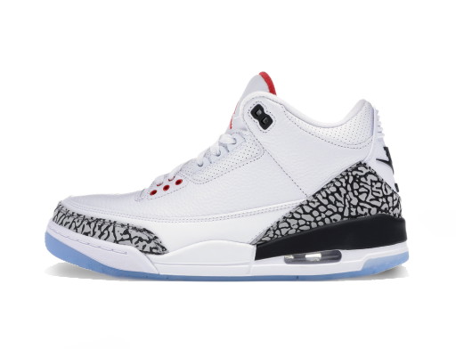 Sneakerek és cipők Jordan Jordan 3 Retro Free Throw Line White Cement Fehér | 923096-101