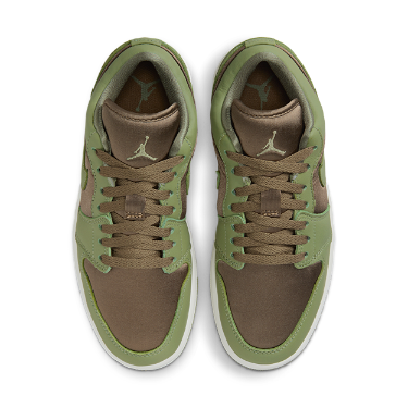Sneakerek és cipők Jordan Air Jordan 1 Low SE "Brown Kelp" W Zöld | FB9893-300, 4