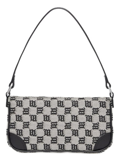 Kézitáskák MISBHV Jacquard Monogram 90S Mini Bag Fekete | 122A400