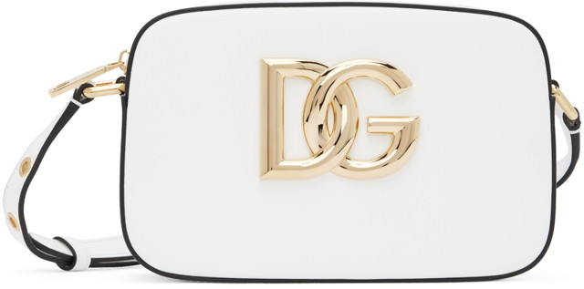 Válltáskák Dolce & Gabbana White 3.5 Crossbody Bag Fehér | BB7095 AW576