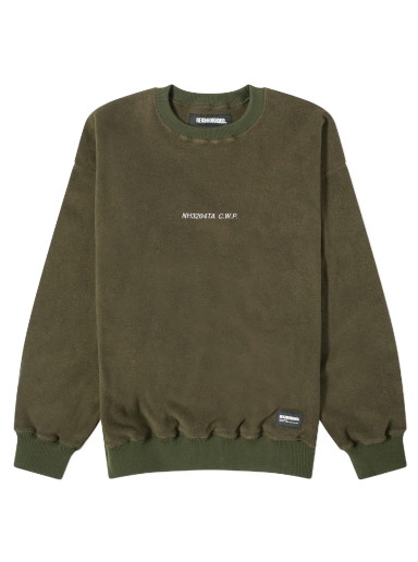 Pulóver Neighborhood Fleece Crewneck Zöld | 232OKNH-CSM05-OD