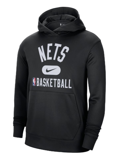 Sweatshirt Nike Dri-Fit NBA Brooklyn Nets Spotlight Pullover Hoodie Fekete | DB0883-010