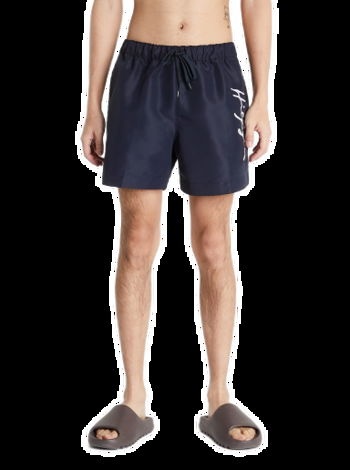 Tommy Hilfiger Mid Length Signature Logo Swim Shorts UM0UM02299-black