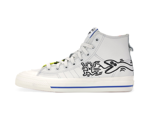 Sneakerek és cipők adidas Originals Nizza Hi Keith Haring Fehér | EE9297