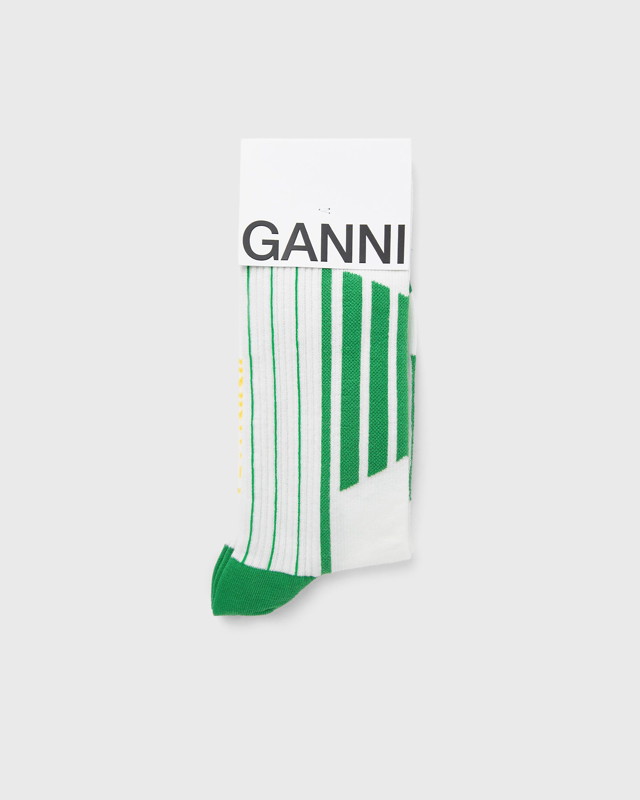 Zoknik és harisnyanadrágok GANNI Sporty Socks Fehér | A5762-801